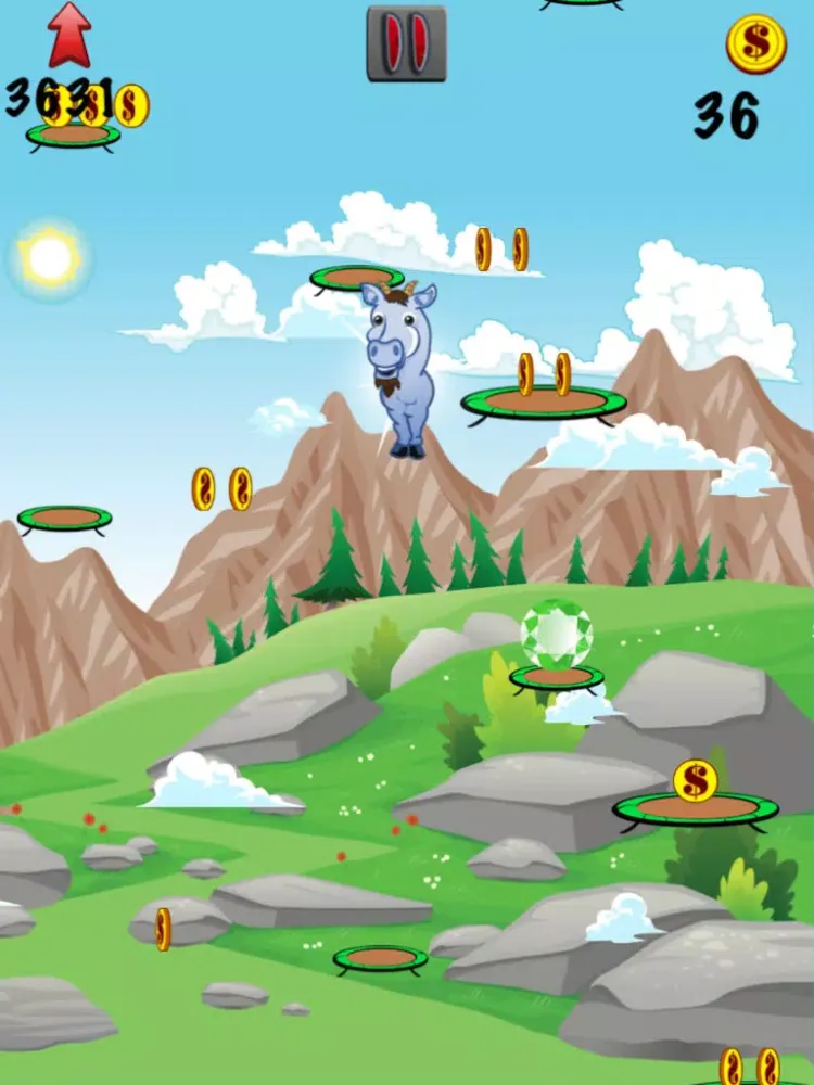 Capturas de pantalla de A Happy Farm Frenzy Jumper FREE - The Little Animal Jumping Adventure Game iPad 