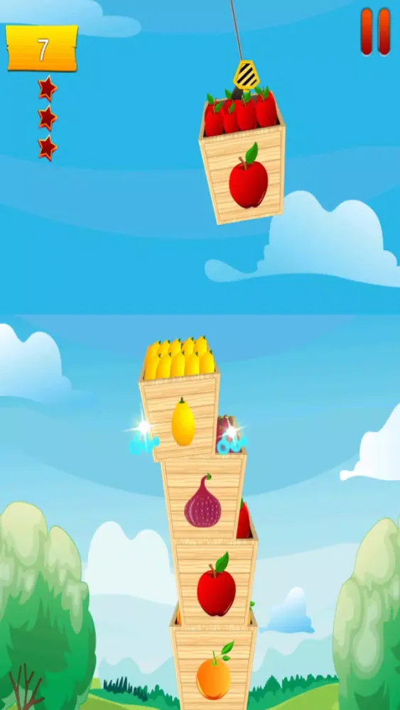 A Happy Farm Fruit Garden FREE - Little Farmer Drop Game for Kids スクリーンショット