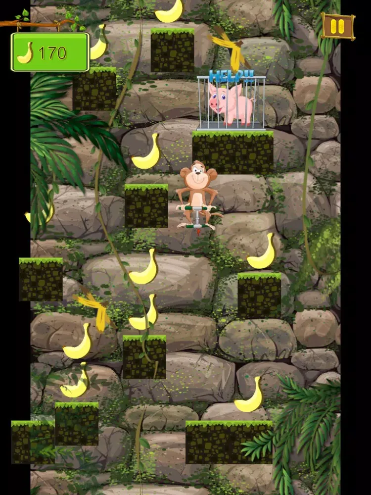 تصاویر Monkey Jungle Banana Super Climb Game iPad 