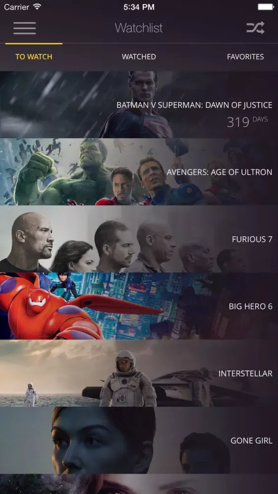 Capturas de pantalla de MooVee - Your Movies Guru