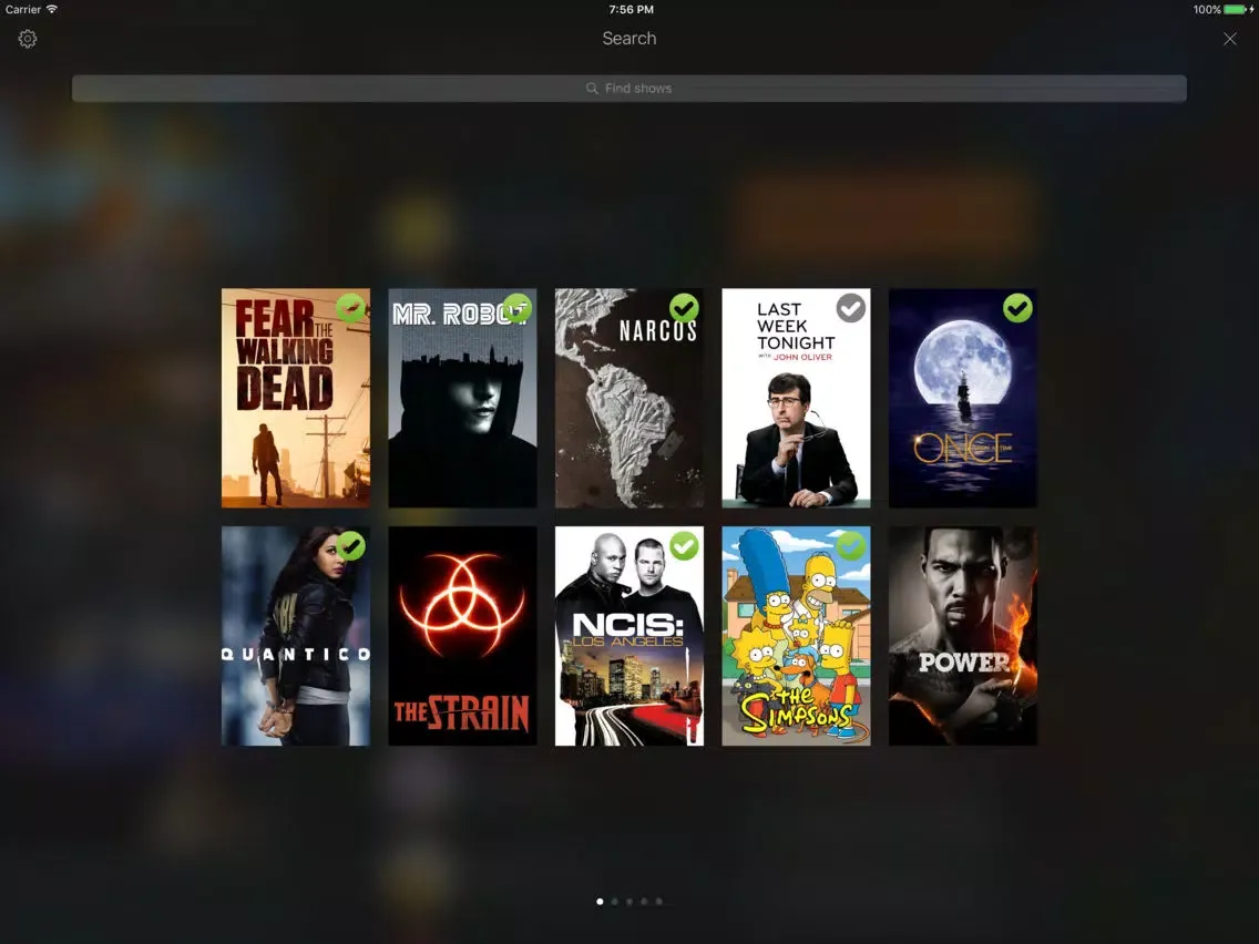 Capturas de pantalla de TeeVee 3 - Your TV Shows Guru iPad 