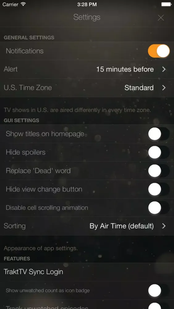 Capturas de pantalla de TeeVee 3 - Your TV Shows Guru