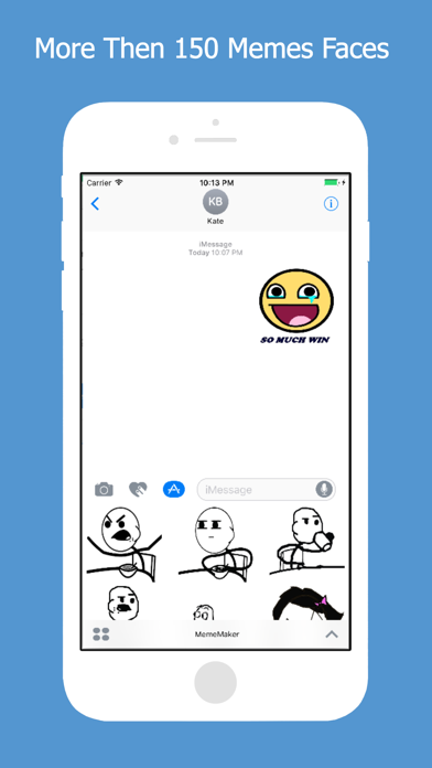 Isticker - Meme Faces Fun Pack Free应用截图