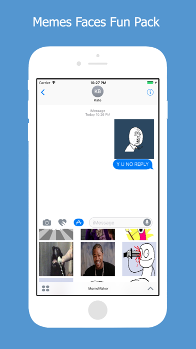 Isticker - Meme Faces Fun Pack Free应用截图