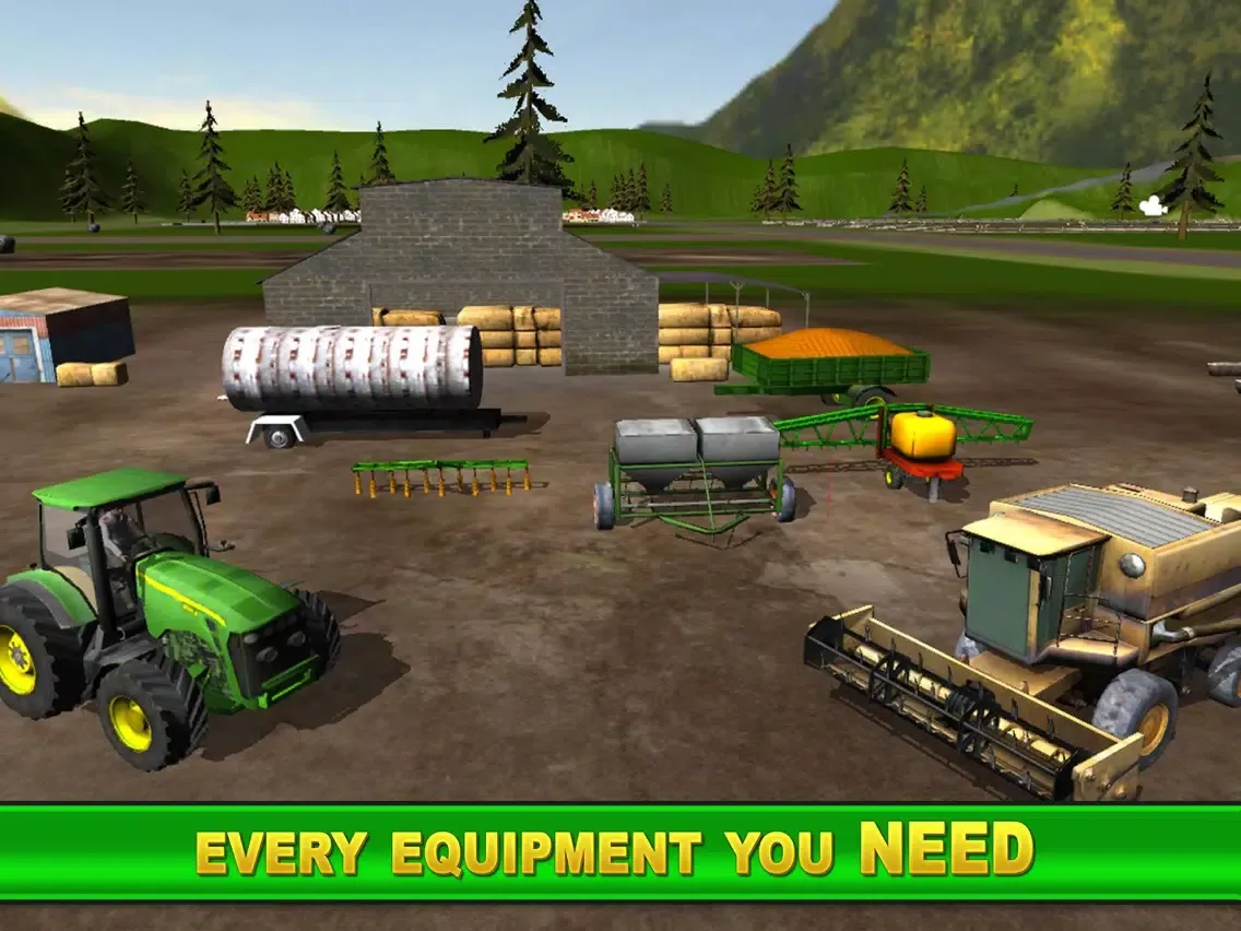 Real Farm Harvest Simulator Games 2017 iPad 应用截图