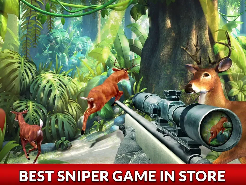 صور 3D Wild Deer Hunting & Attack Awesome Predator Animal Hunt iPad 