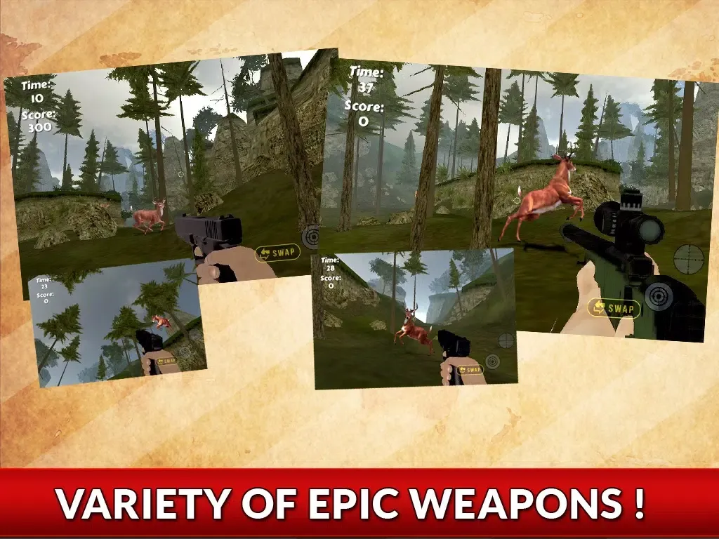 صور 3D Wild Deer Hunting & Attack Awesome Predator Animal Hunt iPad 