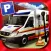 Ambulance Driving Test Emergency Parking - City Hospital First Aid Vehicle Simulator