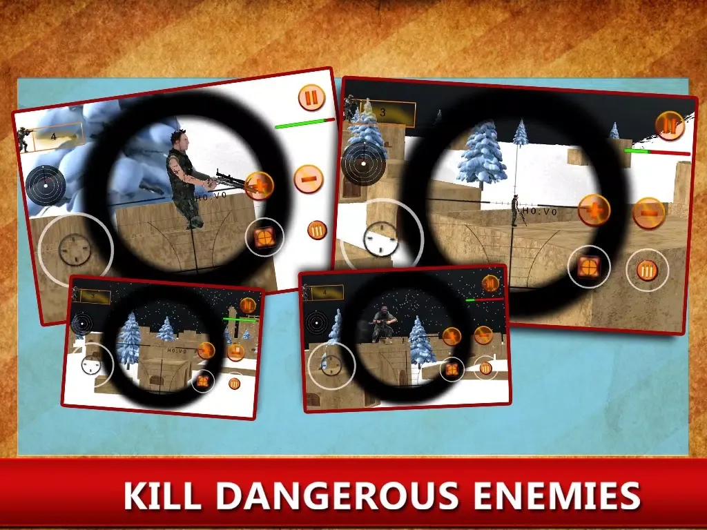Zrzuty ekranu Arctic Sniper 3D Shooter - Marksman Perfect Aim to Kill Global Terrorist iPad 