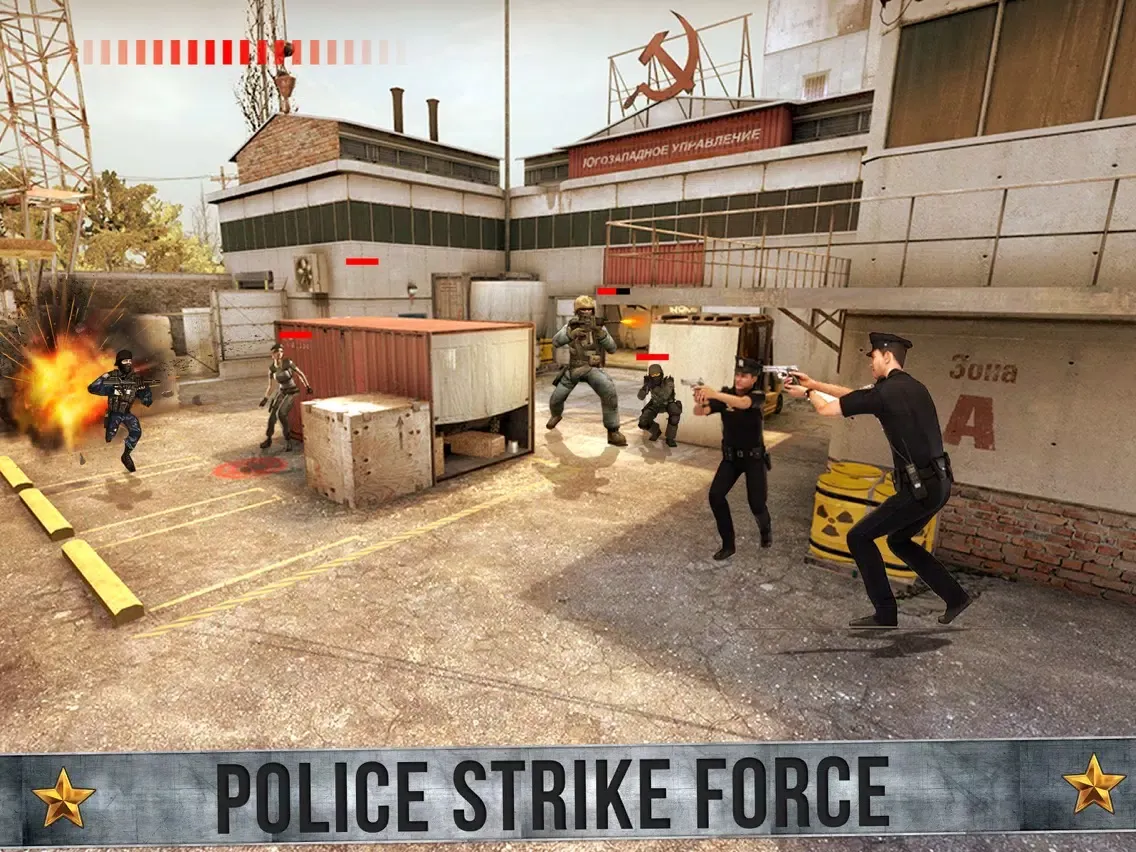 Captures d'écran de Battle City Combat:SWAT Police Rescue Mission 2016 iPad 
