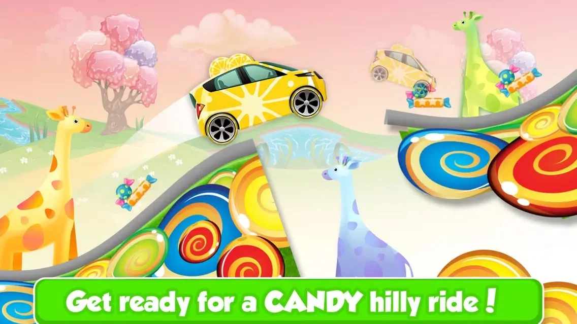 Ảnh chụp màn hình của Chocolate Candy Car Racing - Kids Xtreme 4wd Rally on Hillbilly Candy Land Factory