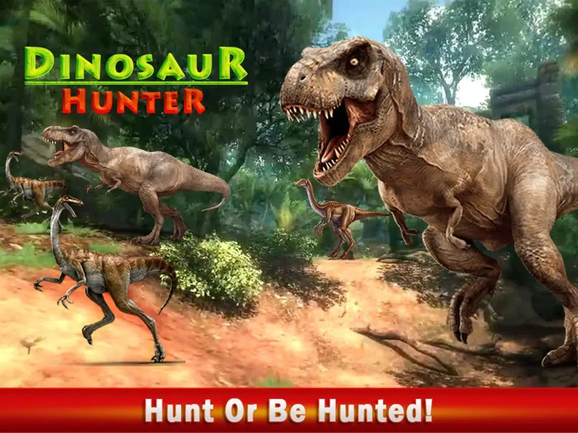 Carnivores Dinosaur Hunter Park 2016: T-Rex Hunting Season in Safari Park iPad  Screenshots