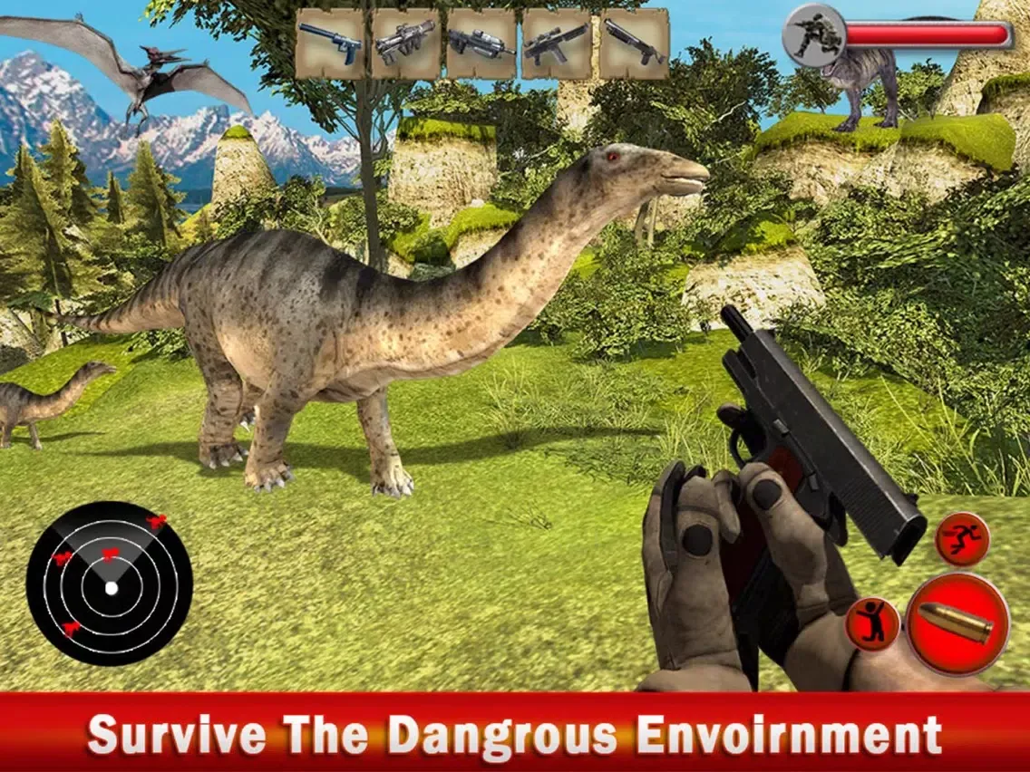 Carnivores Dinosaur Hunter Park 2016: T-Rex Hunting Season in Safari Park iPad  Screenshots