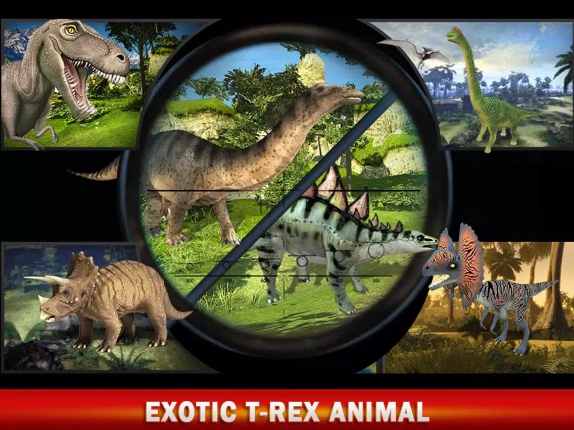 Carnivores Dinosaur Hunter Park 2016: T-Rex Hunting Season in Safari Park iPad  Screenshots