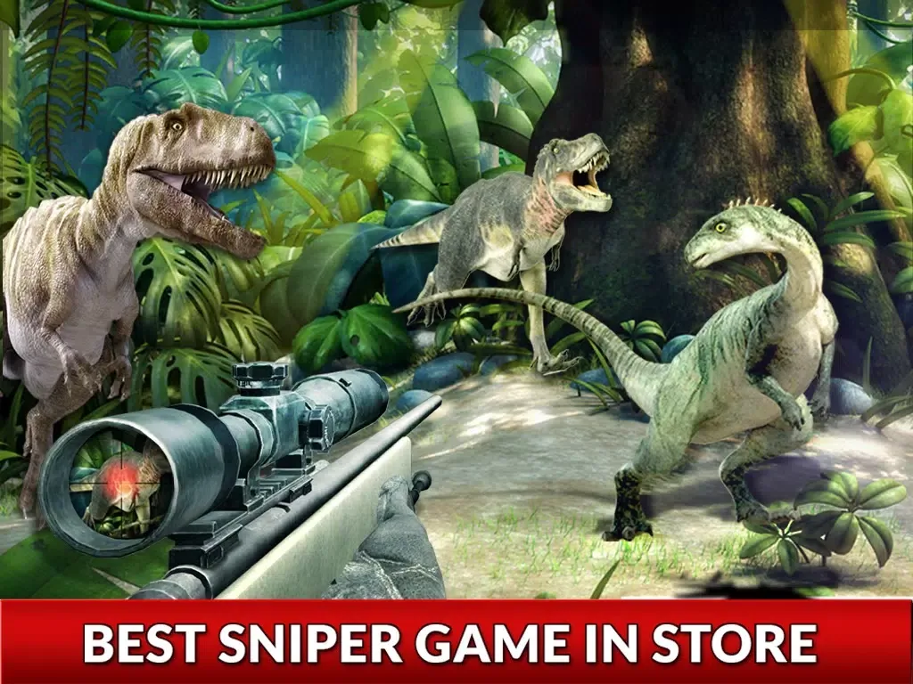 2016 Dino Sniper Hunter Challenge - Shoot to Kill Last Dinosaur Survival Mission iPad  سکرین شاٹس