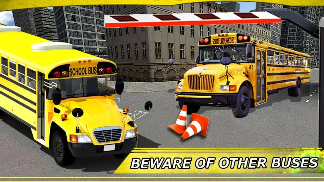 High School Bus Parking Test 3D Simulator Edition Screenshots
