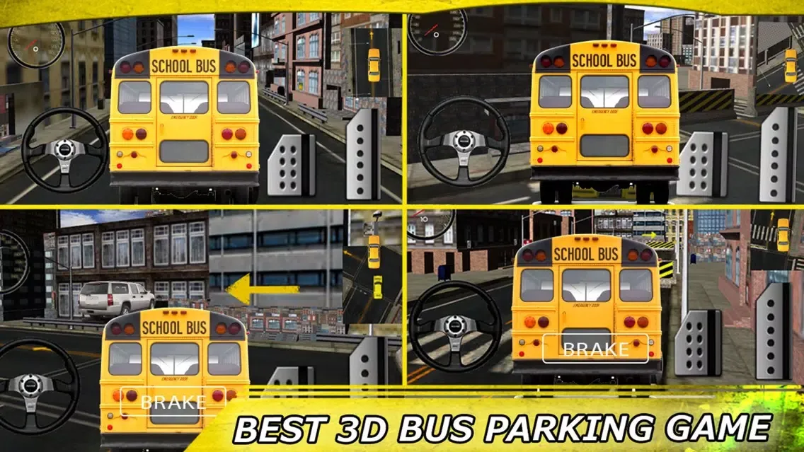 High School Bus Parking Test 3D Simulator Edition Screenshots