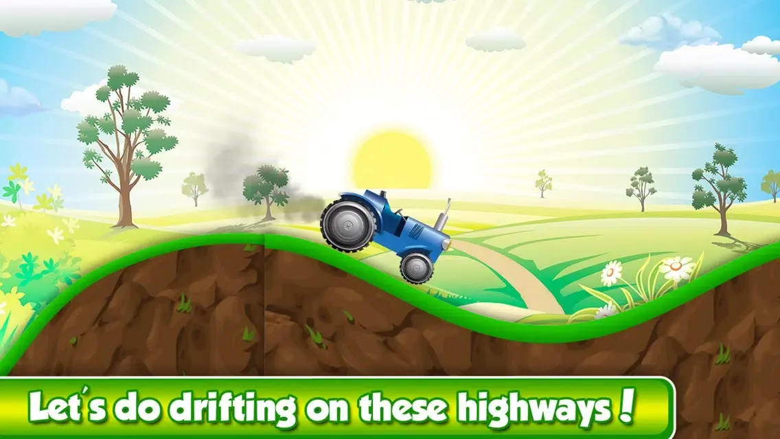 Capturas de pantalla de Turbo 4wd Xtreme Tractor Racing - Fun Hillbilly Kids Moto Stunts