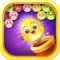 Yellow Bird Pop - Bubble Shooter Cross Finger Adventure