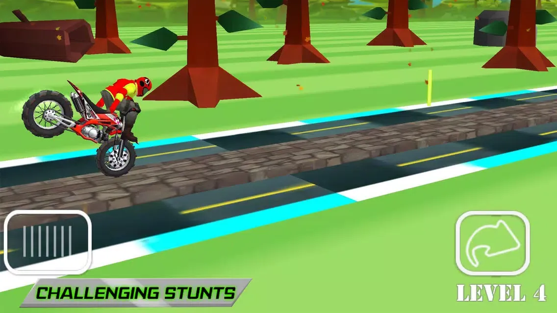 Ảnh chụp màn hình của Stunt Bike Racing Master