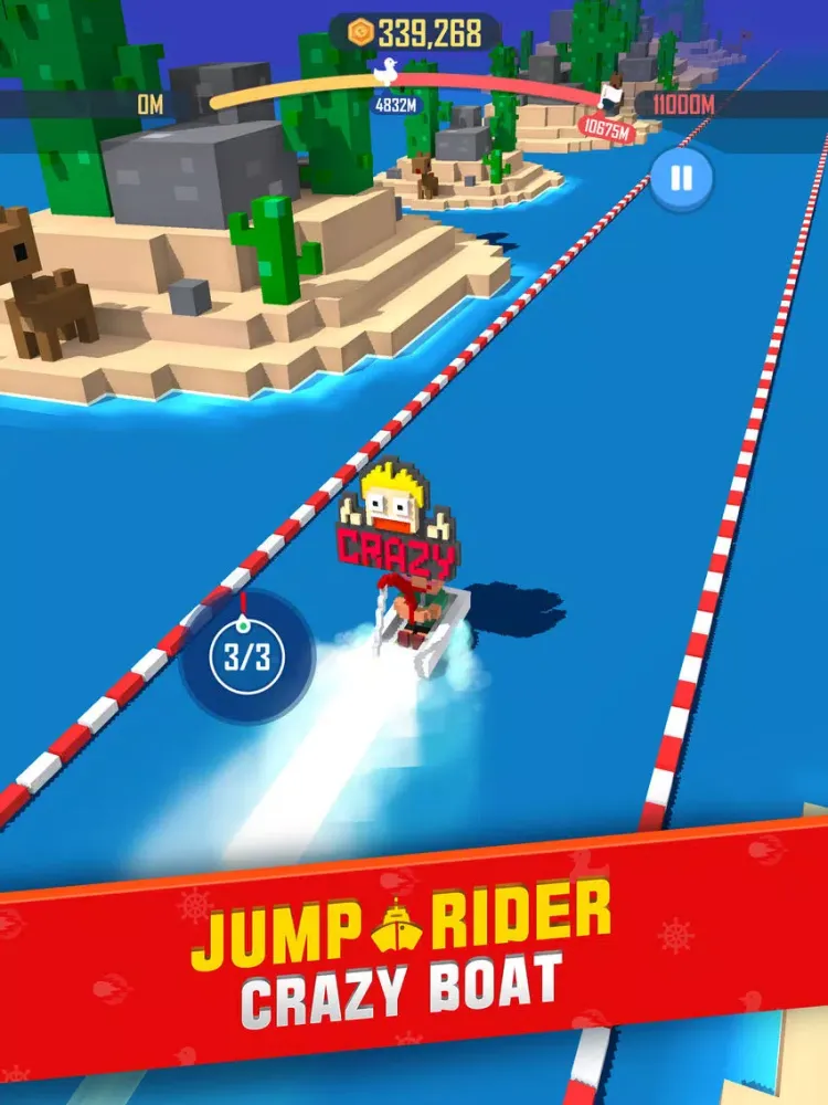 Jump Rider: Crazy Boat iPad 應用截圖