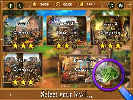 Screenshot di The Cottage Farm  - Hidden Objects game for kids and adults iPad 