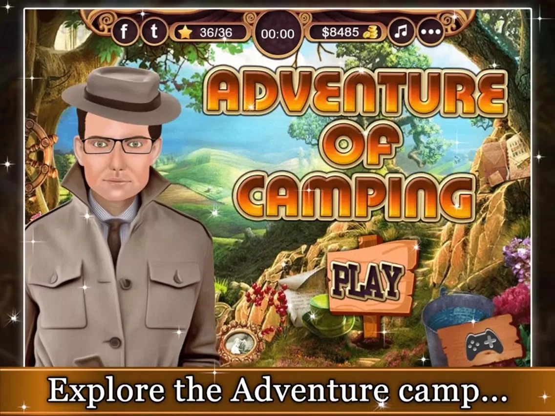 Adventure of Camping - Hidden Objects game for kids and adutls iPad  سکرین شاٹس