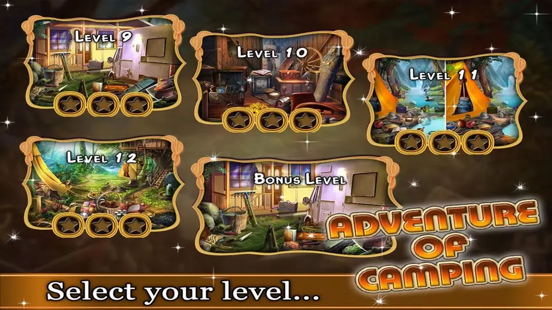 Adventure of Camping - Hidden Objects game for kids and adutls سکرین شاٹس