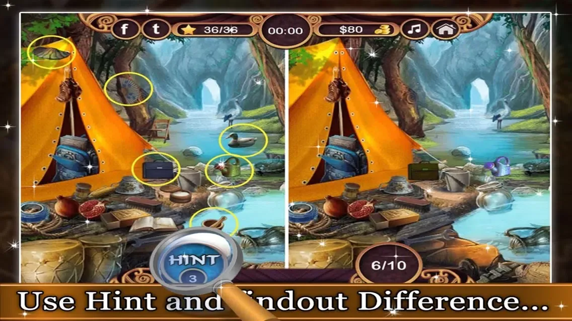 Adventure of Camping - Hidden Objects game for kids and adutls سکرین شاٹس