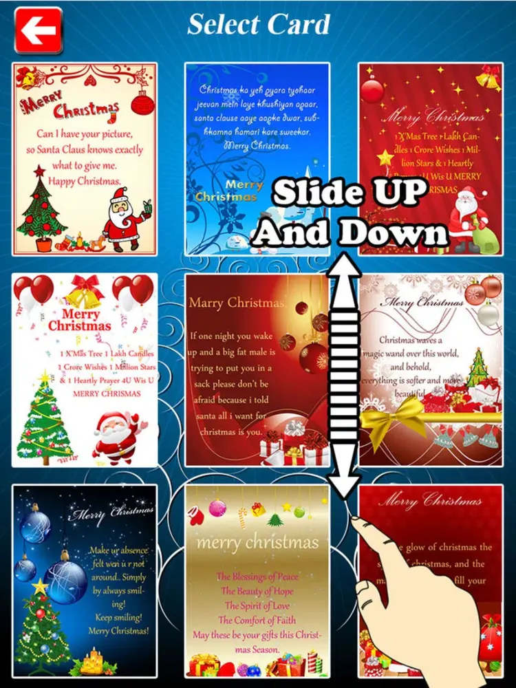 Tangkapan skrin Christmas Greeting Cards - 100+ Wishing Cards iPad 
