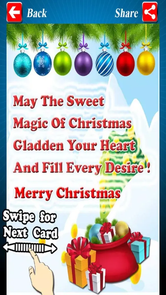 Tangkapan skrin Christmas Greeting Cards - 100+ Wishing Cards