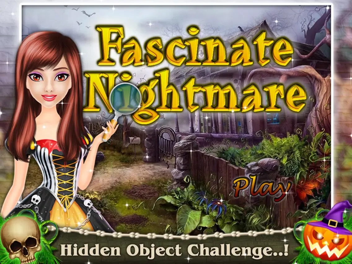 Скриншоты Fascinate Nightmare - Free Halloween Hidden Object iPad 