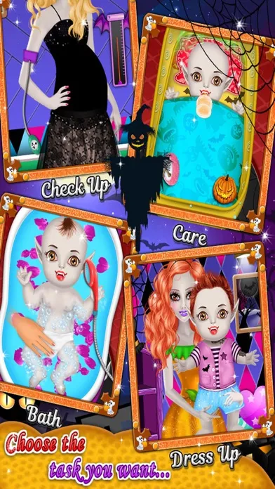Halloween Mommy & Newborn Baby - Kids Game Screenshots