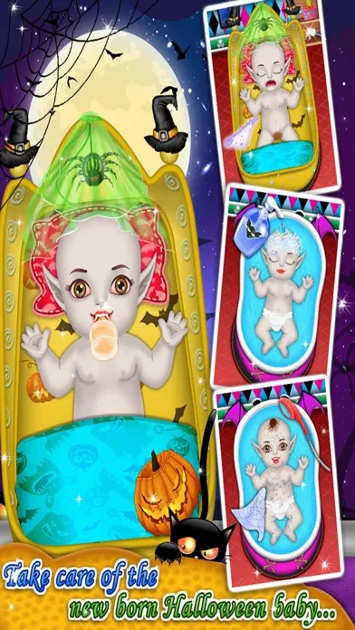 Halloween Mommy & Newborn Baby - Kids Game Screenshots
