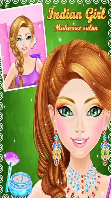 Tangkapan skrin Indian Girl Makeover Salon