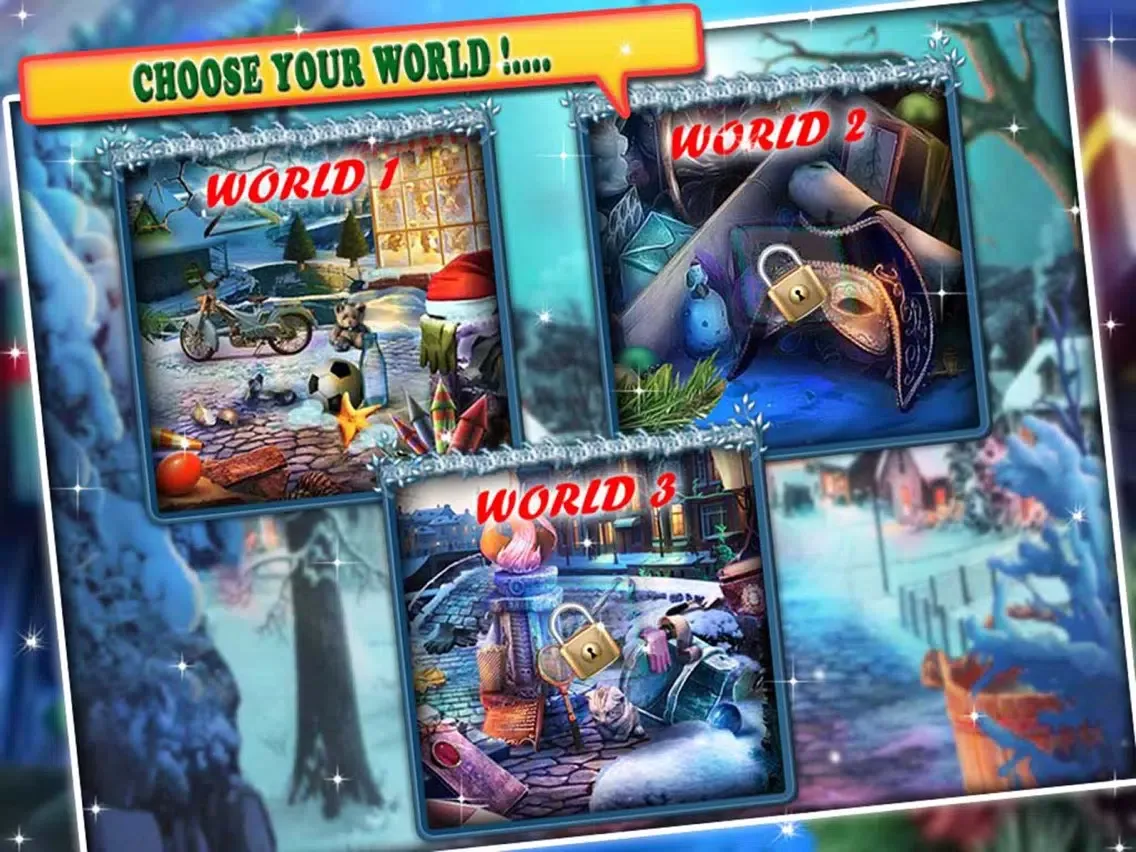 New Year Surprise - Hidden Objects iPad 应用截图