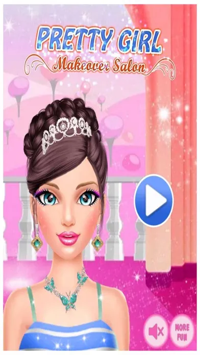 Tangkapan layar Pretty Girl Makeover Salon