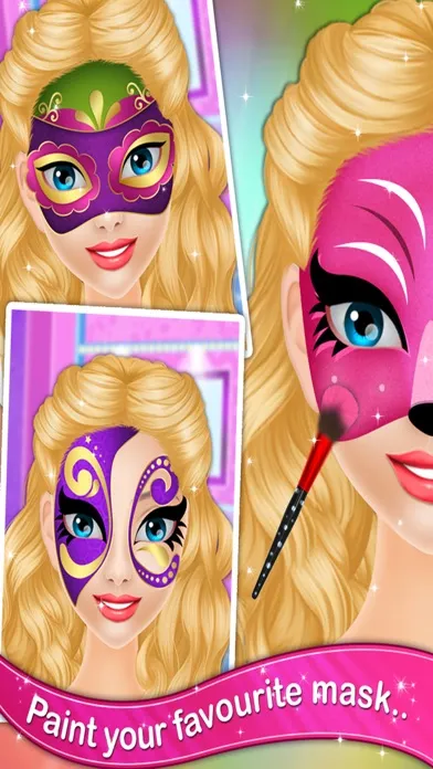 Tangkapan layar Princess Face Paint - Girls games for kids