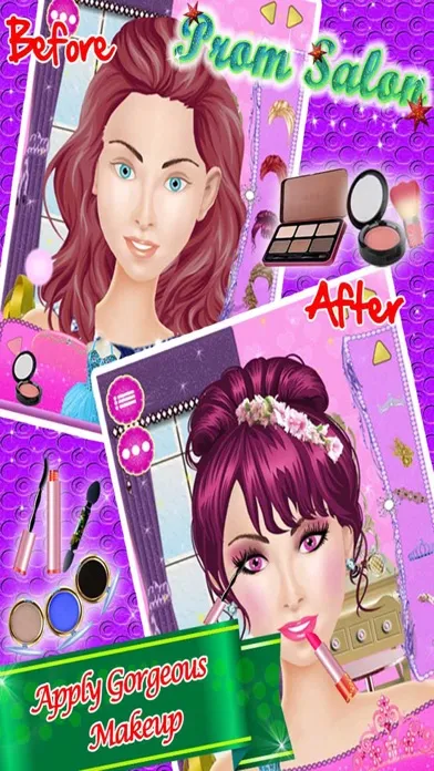 Tangkapan layar Prom Night Makeover Spa Salon
