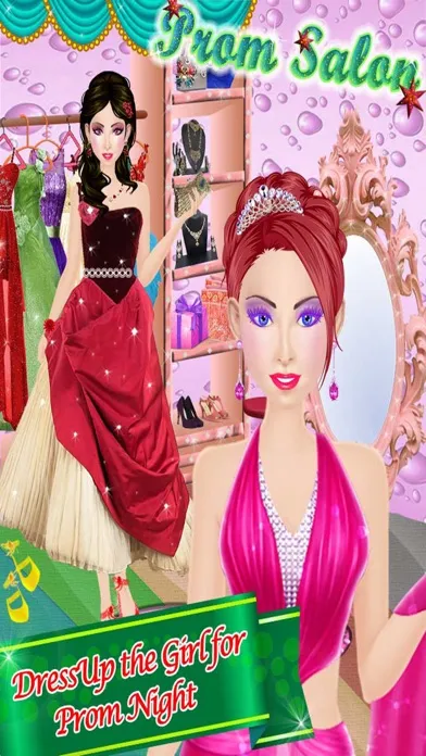 Tangkapan layar Prom Night Makeover Spa Salon