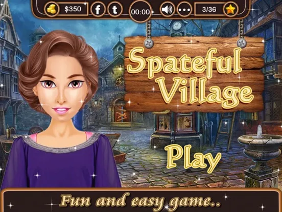 Spateful Village - Free Hidden Objects game for kids and adults iPad  سکرین شاٹس