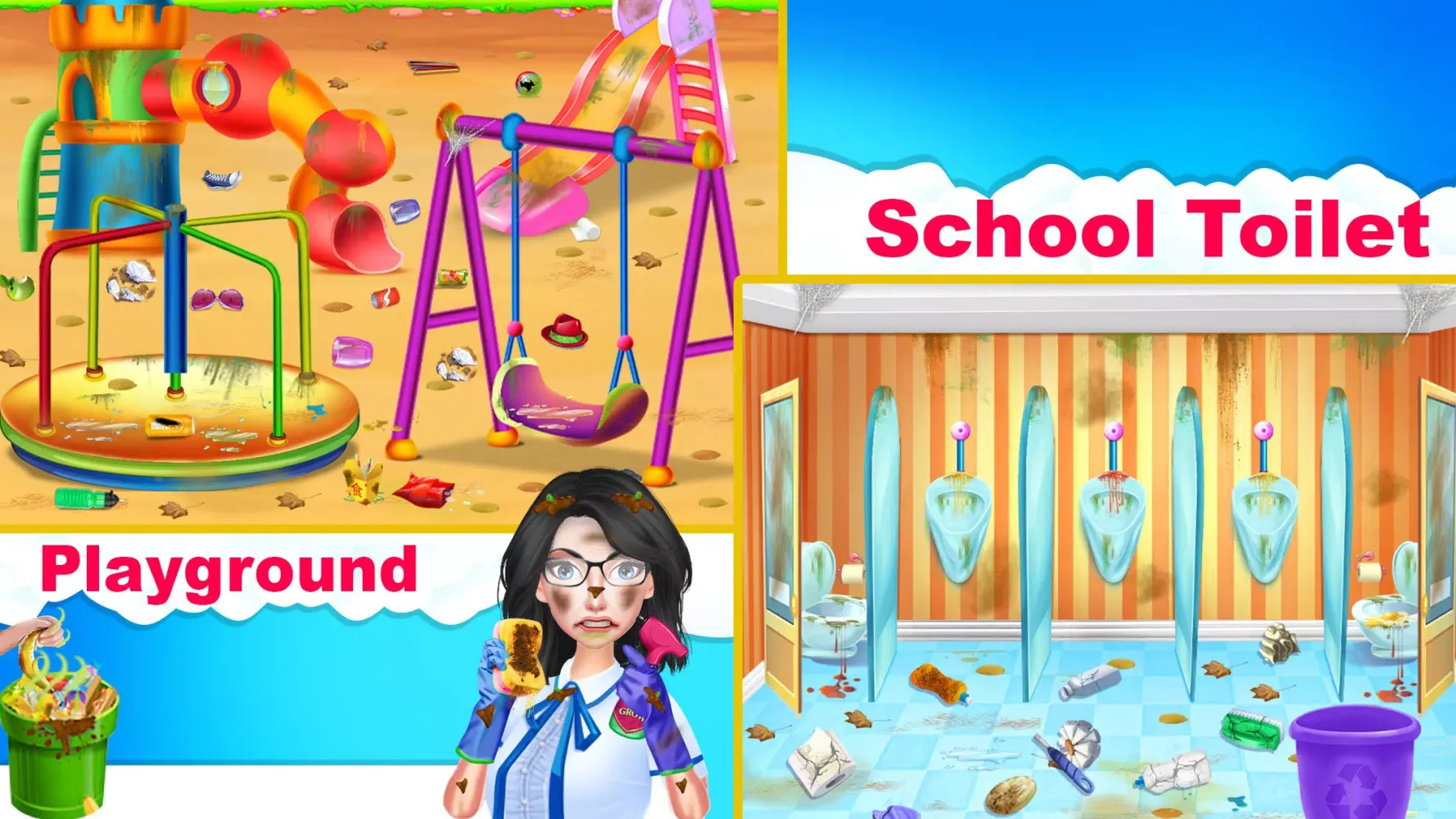 صور School Cleanup - Cleaning Game