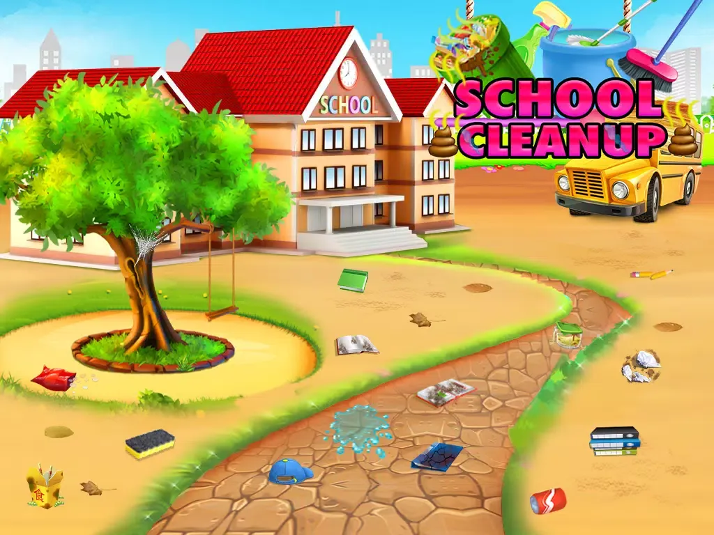 صور School Cleanup - Cleaning Game