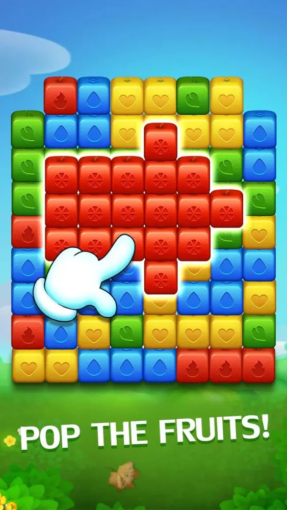 Happy Fruits Bomb - Cube Blast سکرین شاٹس