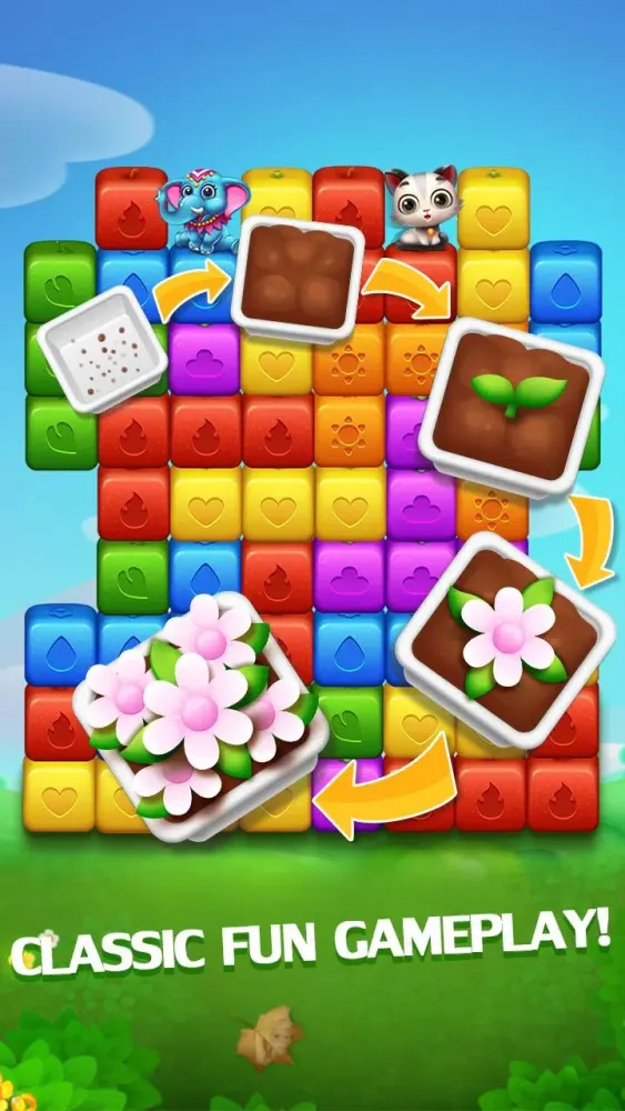 Happy Fruits Bomb - Cube Blast سکرین شاٹس