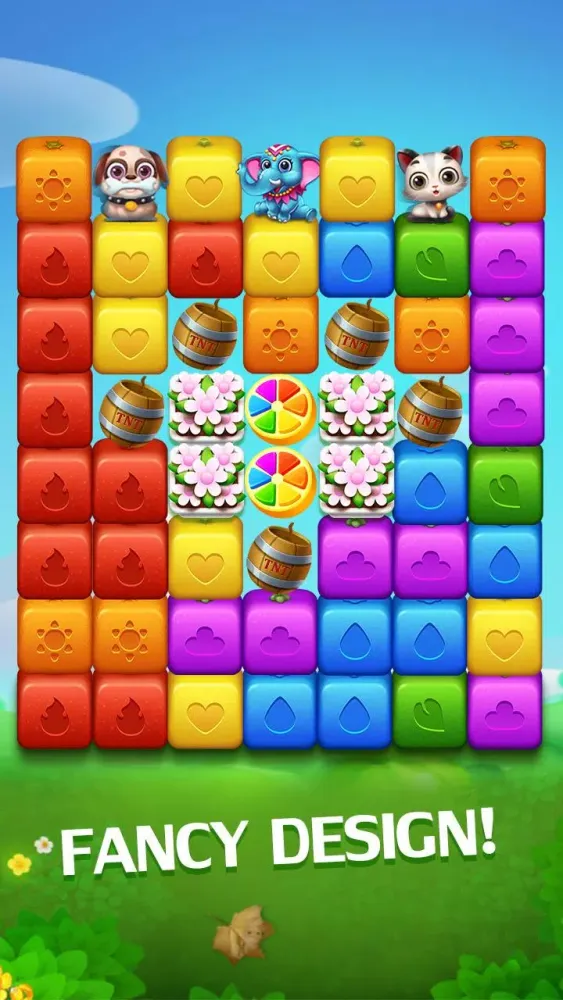 Happy Fruits Bomb - Cube Blast سکرین شاٹس