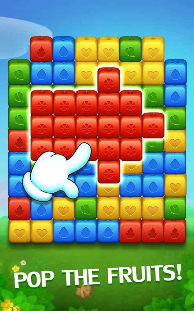 Happy Fruits Bomb - Cube Blast سکرین شاٹس