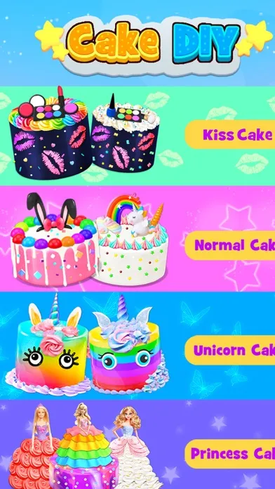 Kiss Cake - Cake DIY স্ক্রিনশট