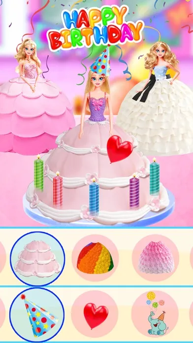 Capturas de tela do Princess Cake Royal Simulator