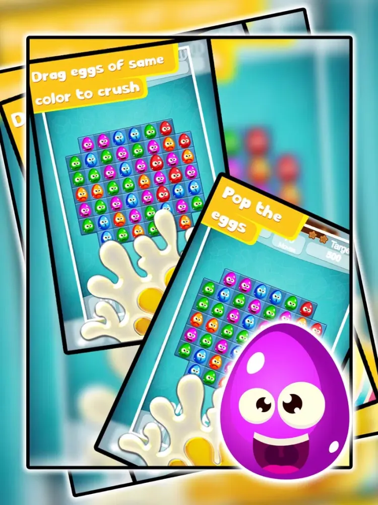 Zrzuty ekranu Egg Crusher pro - A Switch Mania to Replace Eggs With a Ridiculous Exciting Pleasure! iPad 